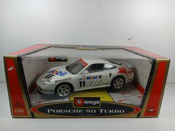 bburago 1/18 porsche 911 turbo # 11 beschikbaar voor biedingen
