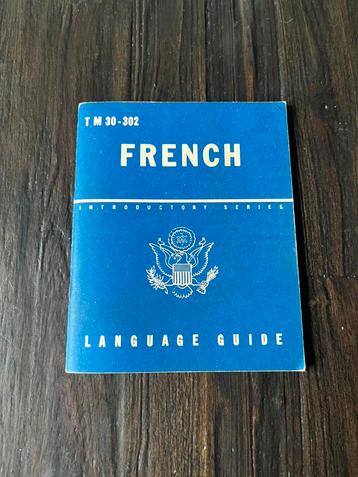 US Language Guide French TM 30-302 1943/1944 beschikbaar voor biedingen