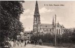 Rossum (Gld.), Dorpsgezicht met veel mensen en Kerk. 3144, Verzenden, Voor 1920, Gelopen, Gelderland