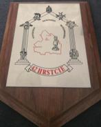 42 HrstCie Houten schild, Verzamelen, Militaria | Algemeen, Ophalen of Verzenden, Landmacht, Nederland