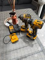 Dewalt Schroefmachine + Slagtol + Accu's + Lader, Ophalen, Variabele snelheid, Boor- en Schroefmachine, Gebruikt