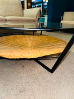 Retro vintage salontafel met lectuurmand, Ophalen