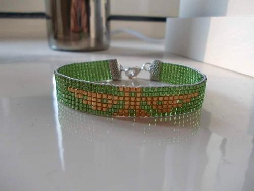Miyuki delica geweven kralen armband vogel, Sieraden, Tassen en Uiterlijk, Armbanden, Nieuw, Overige materialen, Overige kleuren