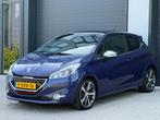 Peugeot 208 1.6 THP GTi / Panoramadak / Speciale Kleur / NAP, Voorwielaandrijving, Euro 5, Blauw, Leder en Stof