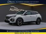 Peugeot 2008  Hybrid 145 Allure 180 Camera l Navi l Keyless, Automaat, Gebruikt, 1199 cc, Leder en Stof