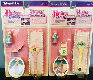 1988 Precious Places 5205 Mom,5206 Dad At Work,Fisher Price beschikbaar voor biedingen