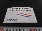 sticker Nederlandse Ski Vereniging VOLVO Official sponsor *, Verzamelen, Ophalen, Zo goed als nieuw, Bedrijf of Vereniging