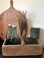 Brocante oude houten plukbak, Ophalen of Verzenden