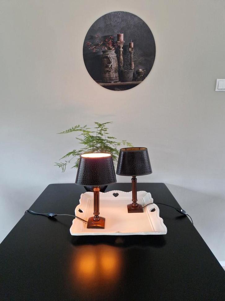 Set van 2 Stijlvolle Tafellampen, Huis en Inrichting, Lampen | Vloerlampen, Ophalen