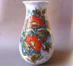 Elio Schiavon Erhart SKK vaas design Papavero 791 Italy, Gebruikt, Aardewerk of Porselein, Ophalen of Verzenden, Minder dan 50 cm