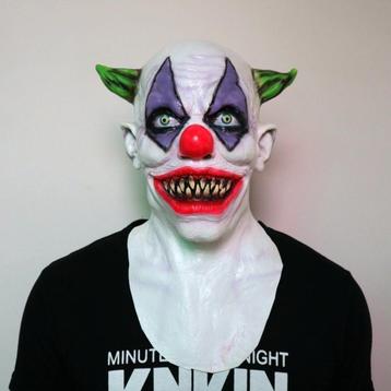 Halloween Clown Masker Latex Carnaval Horror Eng Scary beschikbaar voor biedingen