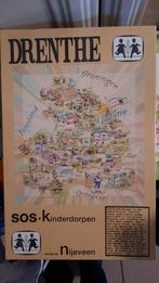 Puzzel Drenthe Landkaart SOS Kinderdorpen, Ophalen of Verzenden, Minder dan 500 stukjes