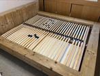 Steigerhouten bed matrasmaat 180x220, Huis en Inrichting, Ophalen, Eenpersoons, Steigerhout, Zo goed als nieuw