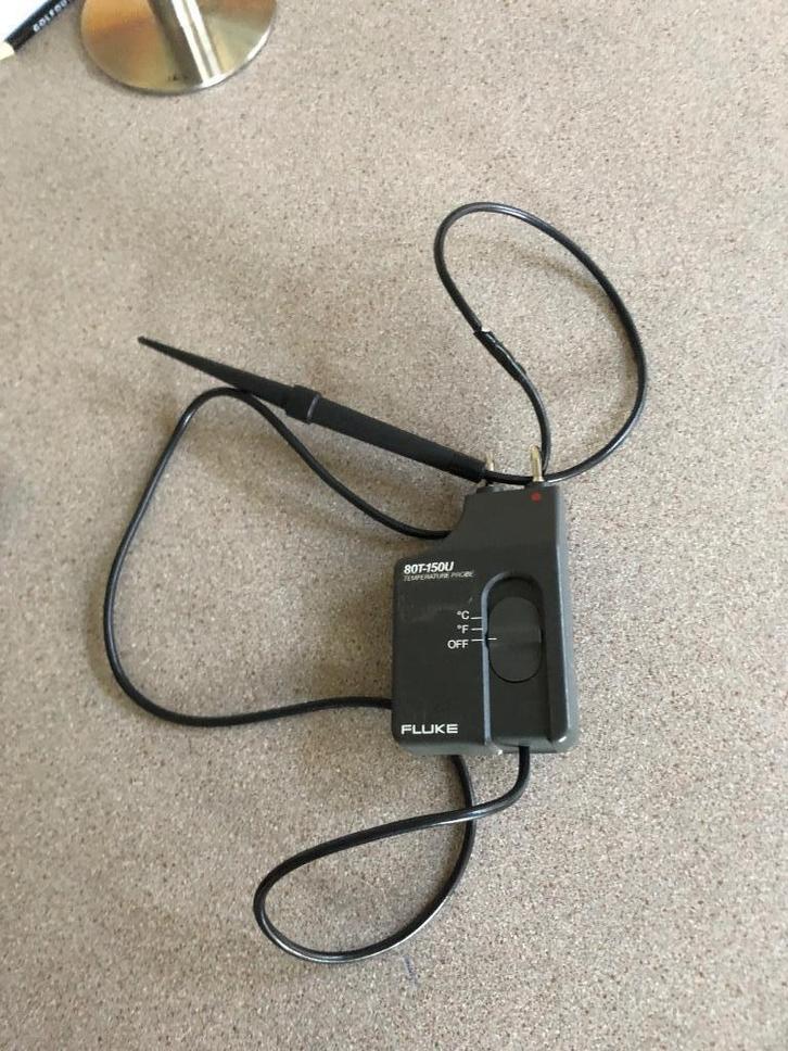 Fluke temperature probe, Doe-het-zelf en Verbouw, Meetapparatuur, Gebruikt, Temperatuur, Ophalen of Verzenden