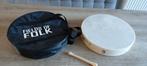 Field of folk bodhran sjamanen drum gesigneerd omnia band, Ophalen of Verzenden, Zo goed als nieuw, Instrument of Toebehoren, Gesigneerd