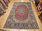Vintage handgeknoopt perzisch tapijt isfahan 310x197, Info@SlatsAntiek.nl, Perzisch, 150 tot 200 cm, 200 cm of meer