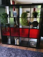 VIER LEKMANBAKKEN ROOD  voor de Kallax en Expedit kasten, Huis en Inrichting, Ophalen, Minder dan 50 cm, Zo goed als nieuw, Minder dan 100 cm