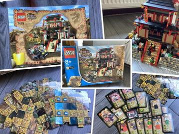 LEGO 7419-1 Dragon Fortress 2003 set *100% COMPLEET* beschikbaar voor biedingen