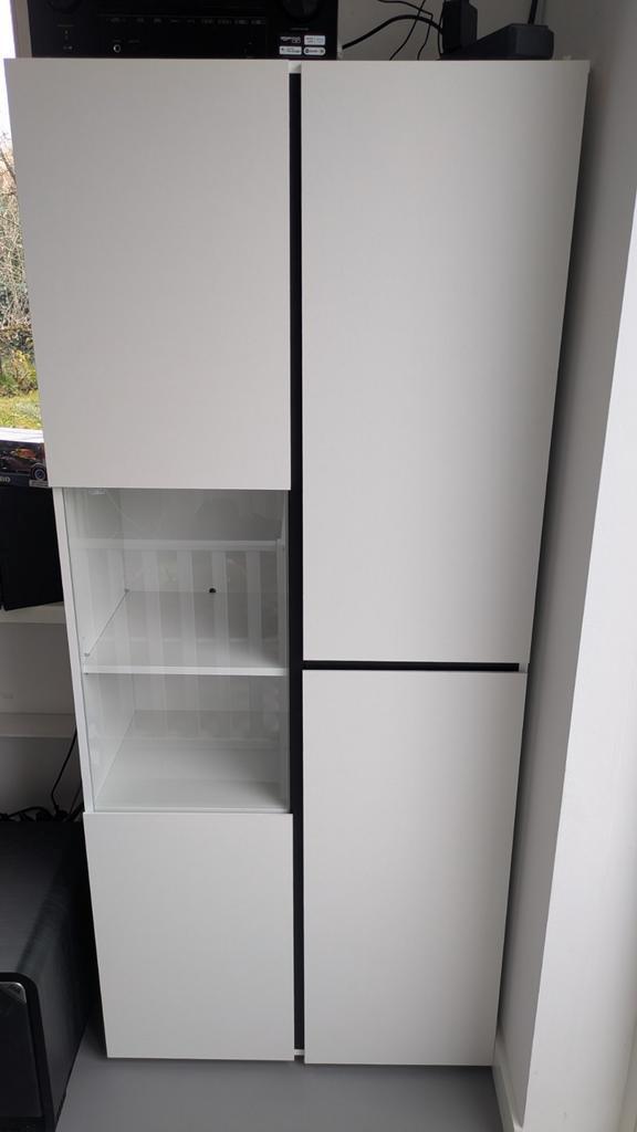 Witte INOSIGN vitrinekast opberg kast, Huis en Inrichting, Kasten | Vitrinekasten, Nieuw, 150 tot 200 cm, 50 tot 100 cm, 25 tot 50 cm