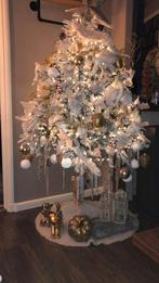 Zo goed als nieuw besneeuwde kerstboom op stam, Ophalen of Verzenden, Zo goed als nieuw