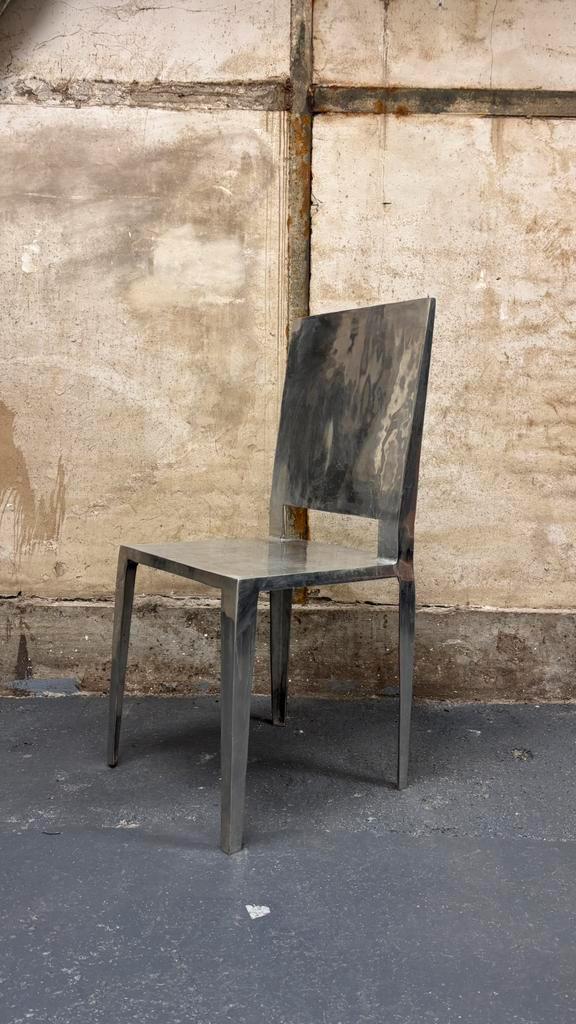 Phillipe Starck geïnspireerde stoel, Tuin en Terras, Tuinstoelen, Zo goed als nieuw, Aluminium, Ophalen of Verzenden