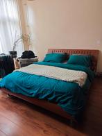 Houten Auping Bedframe, Ophalen, Gebruikt, Bruin, 210 cm