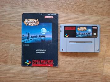 Harvest Moon met handleiding voor de Super Nintendo (SNES) beschikbaar voor biedingen
