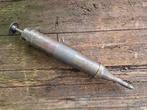 Grote industriële vetspuit deels koper 43 cm lang, Antiek en Kunst, Antiek | Gereedschap en Instrumenten, Ophalen of Verzenden