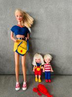 Moeder kinderen Barbie en Shelly met accessoires, Ophalen of Verzenden, Zo goed als nieuw, Pop