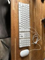 Apple Toetsenbord & Muis Set - Bedraad, Gebruikt, Toetsenbord en muis-set, Ophalen of Verzenden, Qwerty