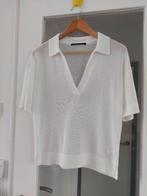 Espresso polo trui oversized maat 36/36/38, Espresso, Wit, Nieuw, Ophalen of Verzenden