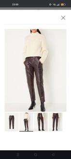 Ba&sh Leren Broek - Model Kelly  36, Kleding | Dames, Bruin, Ophalen of Verzenden, Zo goed als nieuw, Ba&sh