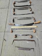 Antieke trekmessen haalmes boomschorsmes, Antiek en Kunst, Antiek | Gereedschap en Instrumenten, Ophalen of Verzenden