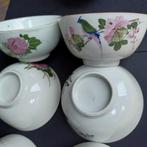 Nr.17 Chinese porcelain bowl blossom and bird. Stock 8 pc., Antiek en Kunst, Ophalen of Verzenden