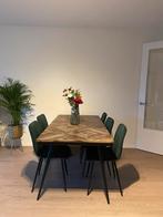 WOOOD Rhombic eettafel 180x90, Huis en Inrichting, Tafels | Eettafels, Ophalen, Teakhout, 50 tot 100 cm, Zo goed als nieuw
