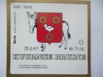 bieretiket Belgie 21-11 (H1) bavik, Ophalen of Verzenden, Nieuw, Overige typen, Overige merken