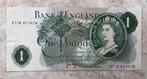 1 pound, Engeland., Postzegels en Munten, Bankbiljetten | Europa | Niet-Eurobiljetten, Verzenden, Overige landen, Los biljet