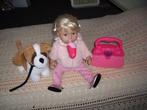 baby born grote zus met hondje en acc, Ophalen of Verzenden, Zo goed als nieuw, Babypop
