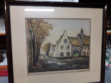 ANTIEKE KLEURENETS van L.DASSENBORNE 1873-1952 I.Z.G.STAAT beschikbaar voor biedingen