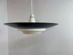 Louis Kalff Hanglamp Blauw/Wit Philips ‘60, Gebruikt, Vintage, Metaal, Minder dan 50 cm