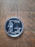 Aruba Zilveren 25 Florin - Koningin Beatrix, Postzegels en Munten, Ophalen of Verzenden, Koningin Beatrix, Losse munt, Zilver