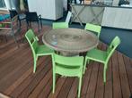 5x Kunststof stoel Sai lime groen ** Scab Design **, Tuin en Terras, Ophalen, Zo goed als nieuw, Kunststof, Stapelbaar