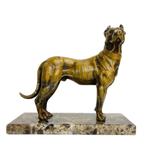 Weens koudgeschilderd bronzen beeld van een hond, Antiek en Kunst, Antiek | Koper en Brons, Ophalen of Verzenden, Brons