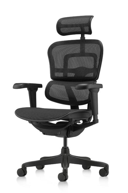 NIEUW ERGOHUMAN Ergonomische Bureaustoel Ultra Black !, Huis en Inrichting, Bureaustoelen, Nieuw, Bureaustoel, Zwart, Ergonomisch