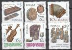 T726 Polen 1984 muziek instrumenten postfris 2899 2904, Antiek en Kunst, Antiek | Emaille, Verzenden