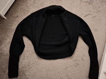 Zwarte bolero vest maat M beschikbaar voor biedingen