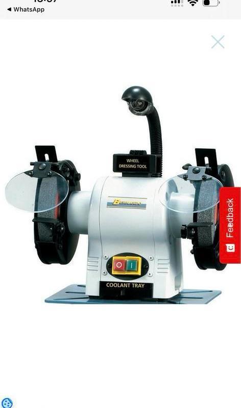 Werkbankslijpmachine 200 mm, Doe-het-zelf en Verbouw, Gereedschap | Slijpmachines, Nieuw, Werkbankslijpmachine, Minder dan 700 watt