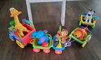 Fisher Price dierentrein, L120 cm, met geluid, losse  wagons, Ophalen of Verzenden, Zo goed als nieuw, 6 maanden tot 2 jaar