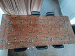 Mooie grote eettafel -220x100 cm als nieuw GRATIS tafelkleed, Huis en Inrichting, Tafels | Eettafels, Ophalen of Verzenden