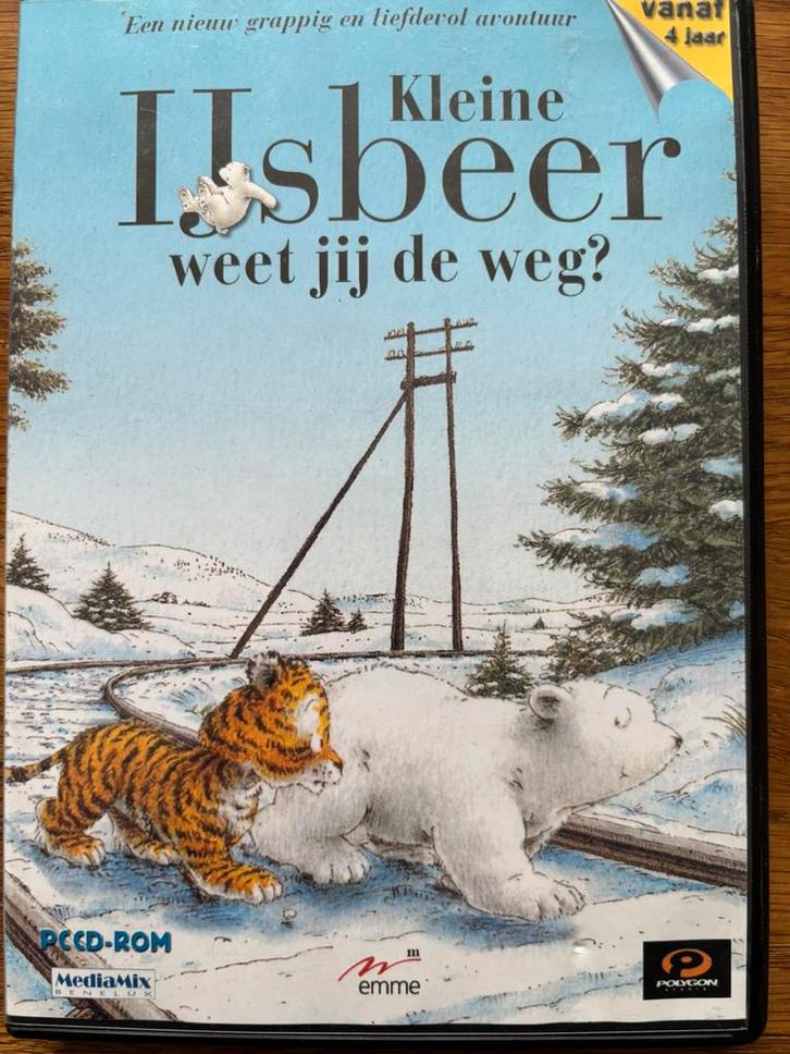 Pc cd rom kleine ijsbeer weet jij de weg?, Spelcomputers en Games, Games | Pc, Zo goed als nieuw, Avontuur en Actie, 1 speler